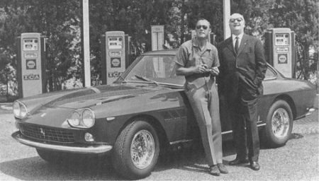 Prins Bernhard en Enzo Ferrari - 1964