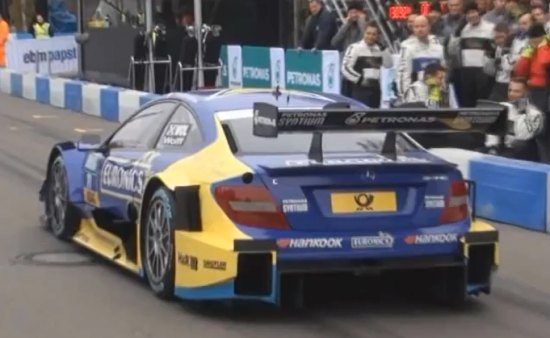 Susie Wolff in een DTM-Mercedes Susie Wolff in een DTM-Mercedes