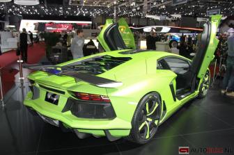 Beurzen Sema 2013 Lamborghini Aventadors Afbeeldingen