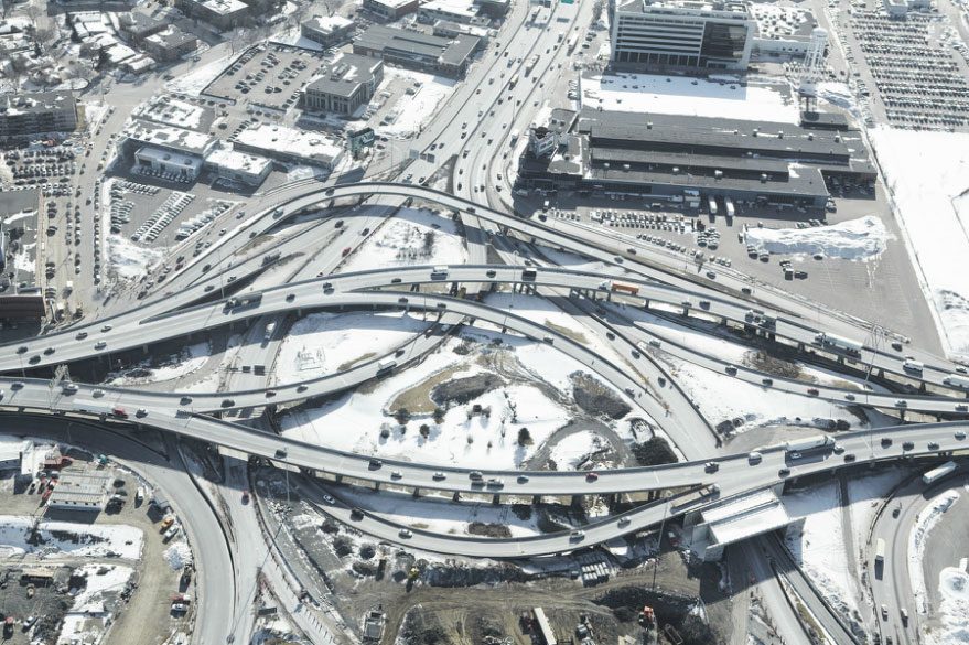 Afbeelding Gallery: indrukwekkende knooppunten vanuit de lucht