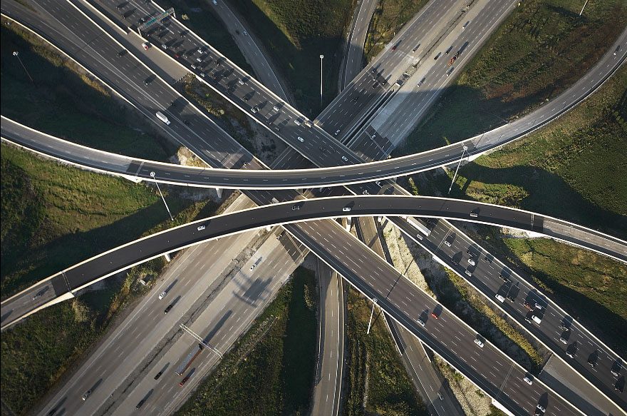 Afbeelding Gallery: indrukwekkende knooppunten vanuit de lucht