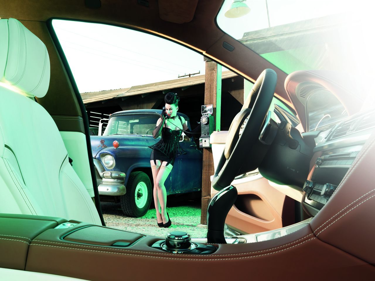 Afbeelding BMW 6 Serie Gran Coupe kunstzinnig in beeld gebracht