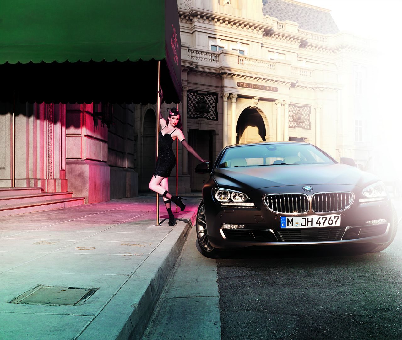 Afbeelding BMW 6 Serie Gran Coupe kunstzinnig in beeld gebracht