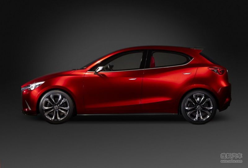 Afbeelding Mazda Hazumi Concept: sportief gelijnde hatchback