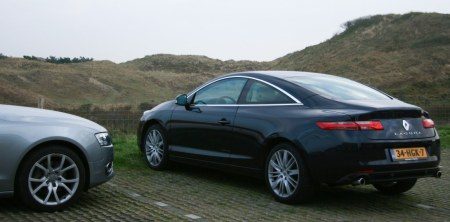 Audi A5 versus Renault Laguna Coupe Audi A5 versus Renault Laguna Coupe