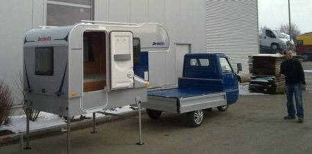 Piaggio APE MOCA Dethleffs camper