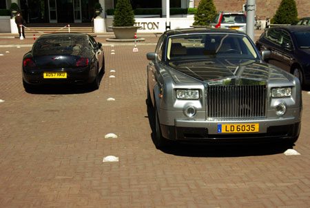 Bentley Continental GT Speed en Rolls-Royce Phantom - Foto Jim Appelmelk