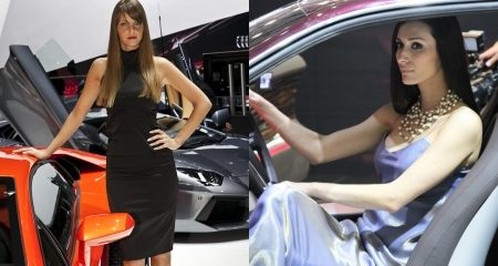 Lambo-babe of Jaguar-chick