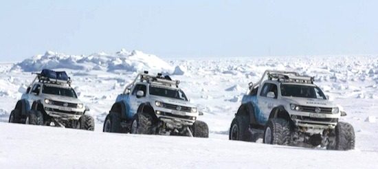 Met deze badass pickup dendert Volkswage Sotsji binnen