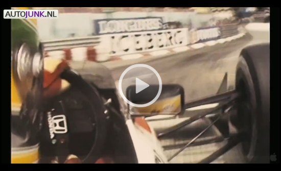 Race met Ayrton Senna mee over het Monaco van 1988