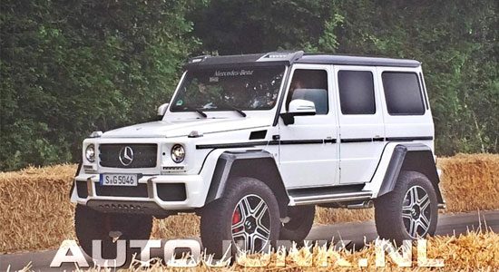 Mercedes G500 4x4² gespot