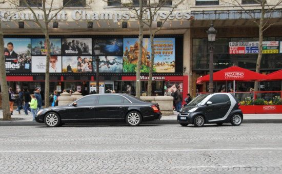 Maybach vs Smart
