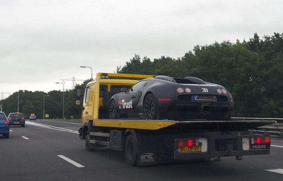 Veyron met pech