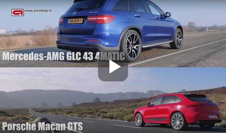 Is de krachtigere AMG GLC43 ook sneller dan de Macan GTS?