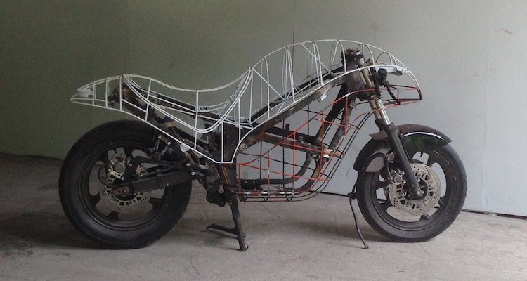 Pardon? Deze motor is gemaakt van bamboe