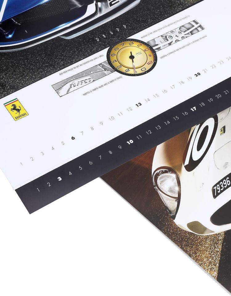 Deze snuifkalender van Ferrari is belachelijk prijzig Deze snuifkalender van Ferrari is belachelijk prijzig