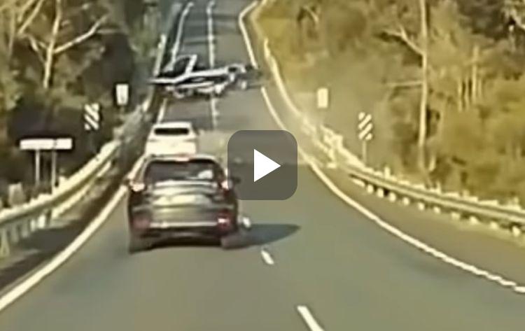 Bootrailer ongeluk