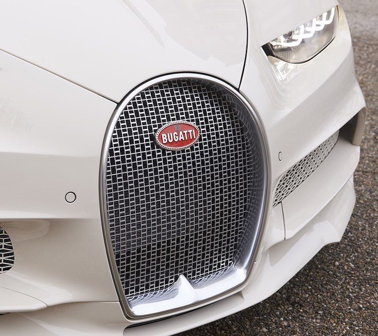 Toch nog een witte kerst met deze Bugatti Chiron
