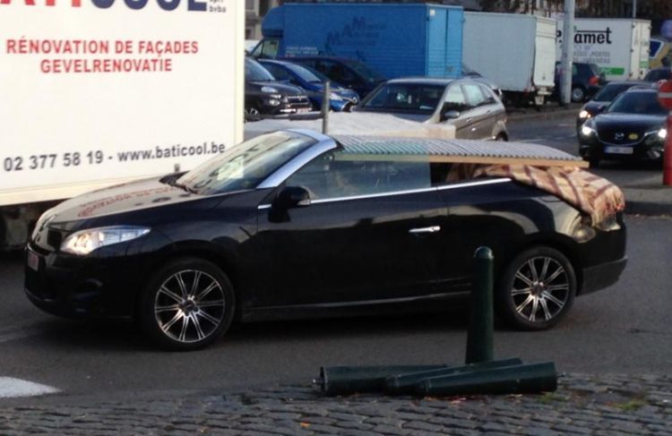 Renault Megane Cabrio vervoer