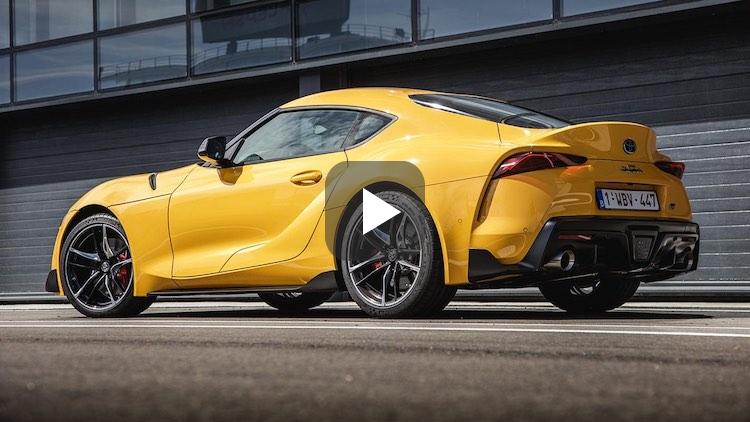 Wouter test de nieuwe Toyota Supra op het circuit